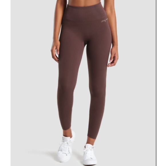 Gymshark x Whitney Simmons Cherry Chocolate Leggings - Picture 1 of 6